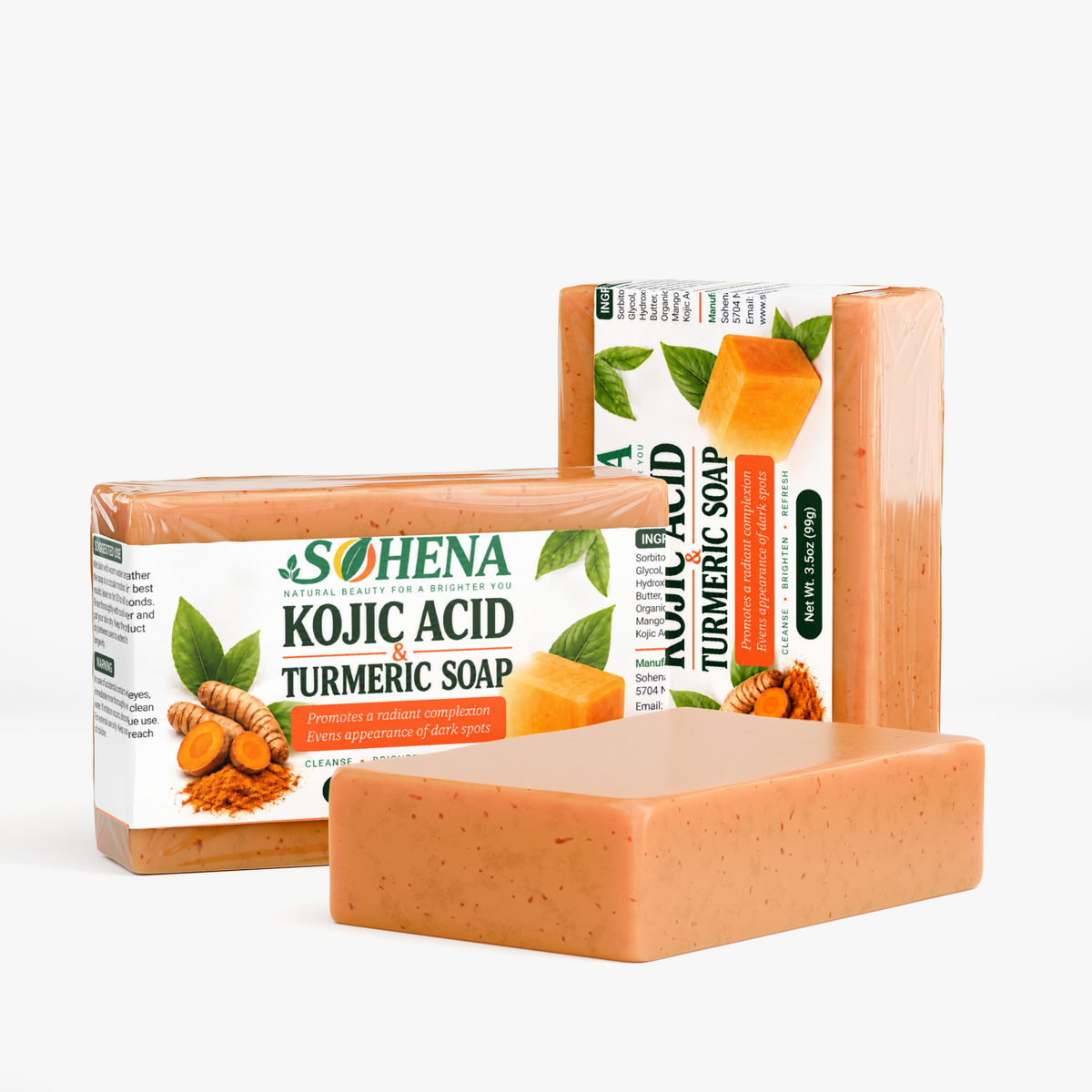 Kojic Acid & Turmeric Soap