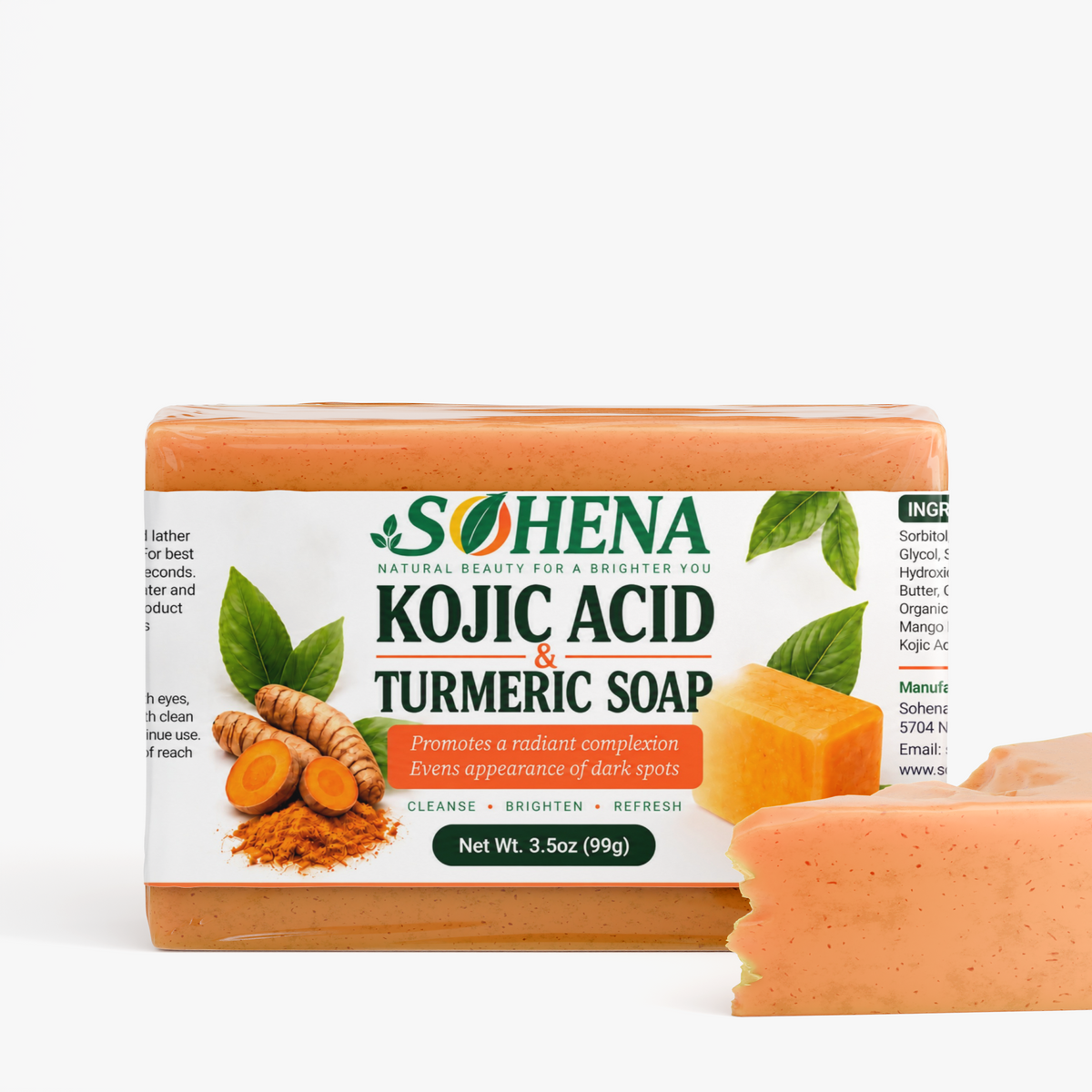 Kojic Acid & Turmeric Soap